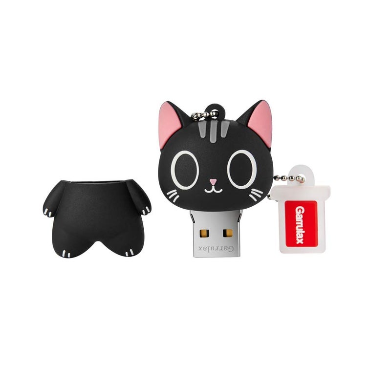 GARRULAX USB Flash Drive, 8GB / 16GB / 32GB / 64GB USB2.0 Cute Shape USB Memory Stick Date Storage Pendrive Thumb Drives Gift(16GB,Big Eye Cat) - Image 3